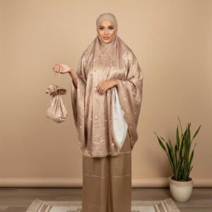 ensemble de prière bornéo beige